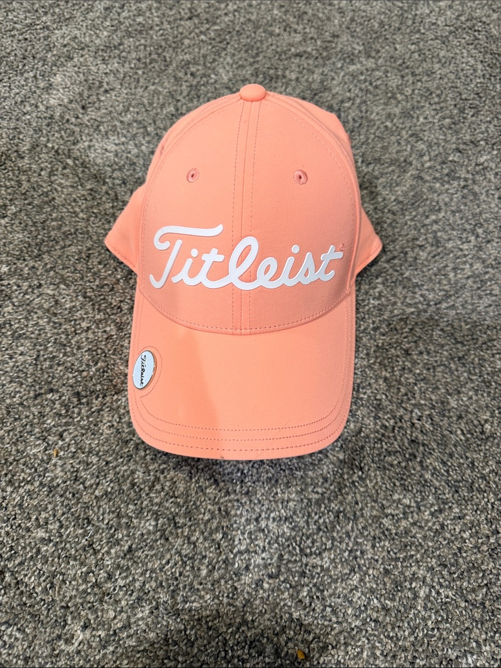 Titleist Peach Script Logo Golf Cap